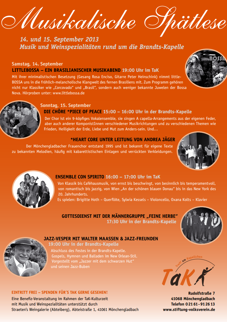 musikfest 14. und 15. 09.2013